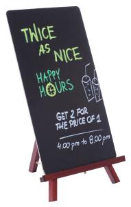 Griffeltavla med trästafli, 22x21x36 cm