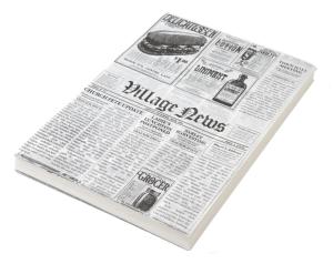 Newspaper, wrappapper, 25x20 cm - 500 st/fp