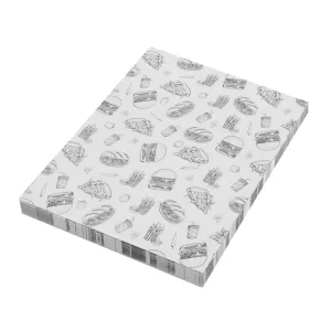 Wrappapper Fastfood 20x25 cm från Hendi.