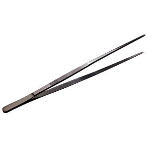 Pincett, rostfritt, 30 cm, svart