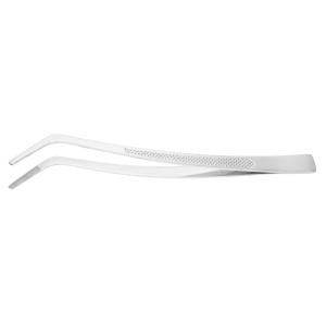 Pincett, rostfritt, svängt handtag, 24 cm, profilerad