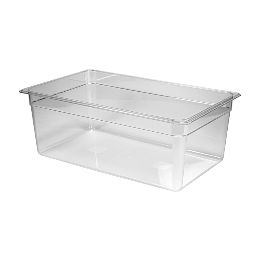 GN kantin 2.0, polykarbonat, GN 1/1, transparent