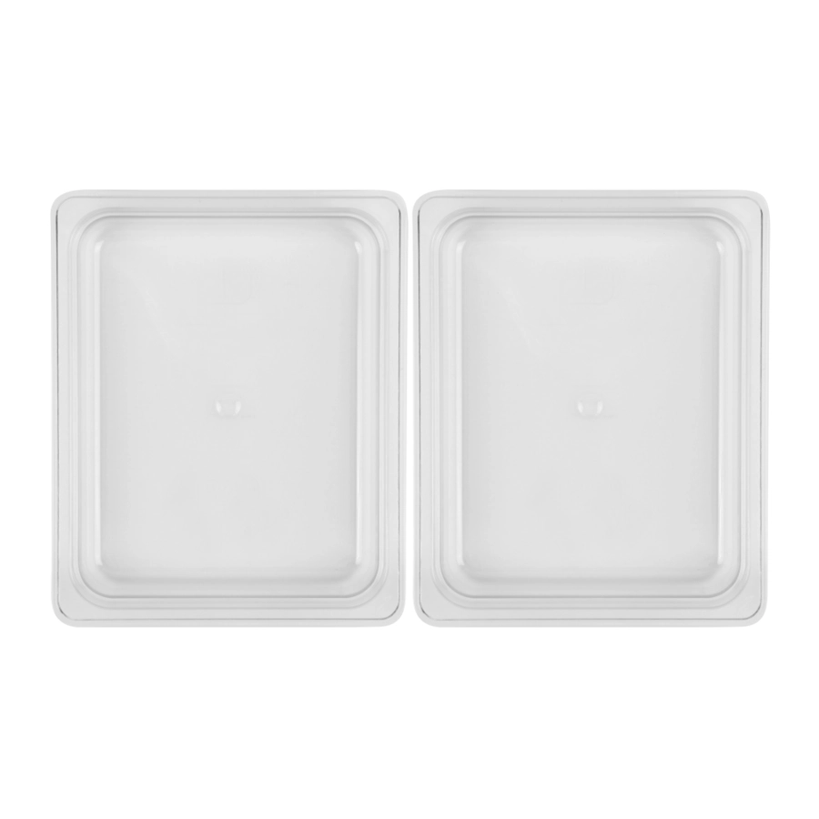 GN kantin 2.0 från Exxent med GN 1/2 storlek av transparent polykarbonat.