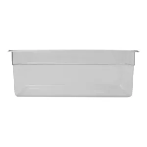 GN kantin 2.0 från Exxent med GN 1/6 storlek av transparent polykarbonat och höjd 6,5 cm.