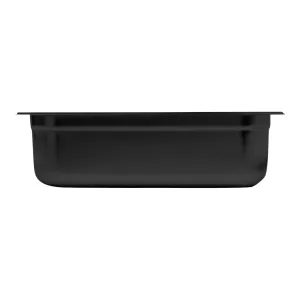 GN kantin 2.0 från Exxent med GN 1/1 storlek av svart polykarbonat och höjd 15 cm.