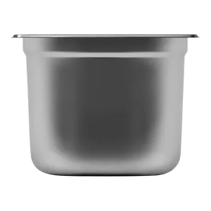 Kantin 2.0 från Exxent med GN 1/4 storlek i rostfritt stål med höjd 20 cm.