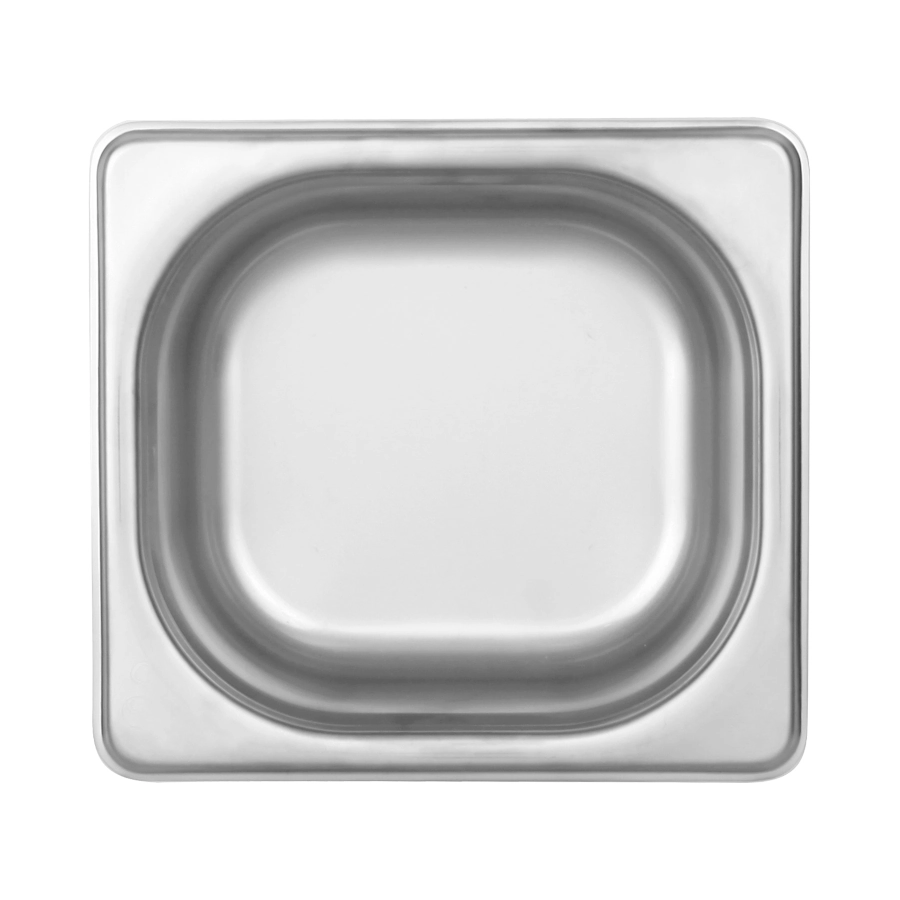 Kantin 2.0 från Exxent med GN 1/6 storlek i rostfritt stål.