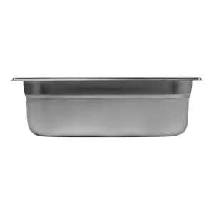 Kantin 2.0 från Exxent med GN 1/3 storlek i rostfritt stål med höjd 10 cm.