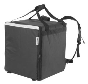 Matbud & pizzabud ryggsäck, 41x41x49 cm, 75,2 liter, svart