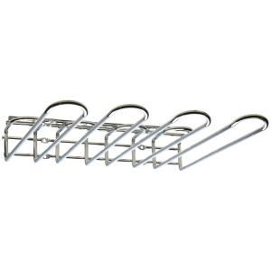 Glashängare 3 spår krom vägg/tak