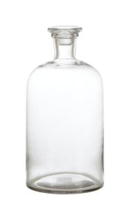 Bella, flaska, large, 13 diameter cm, höjd 26 cm, klar