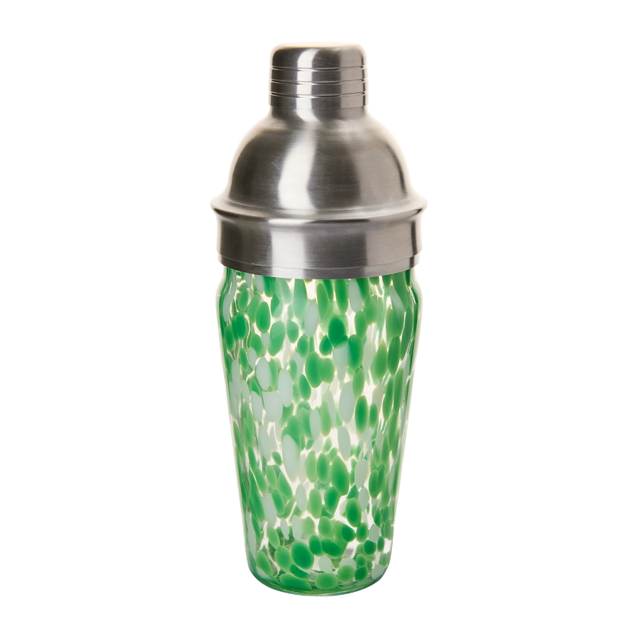 Cocktail shaker i klar/grönt från Affari of Sweden.