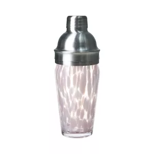 Cocktail shaker i klar/rosa från Affari of Sweden.