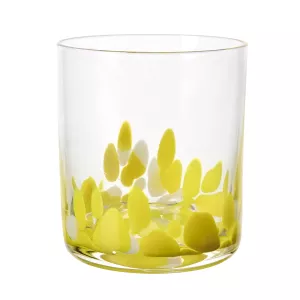 Cocktail glas i klar/gult från Affari of Sweden.