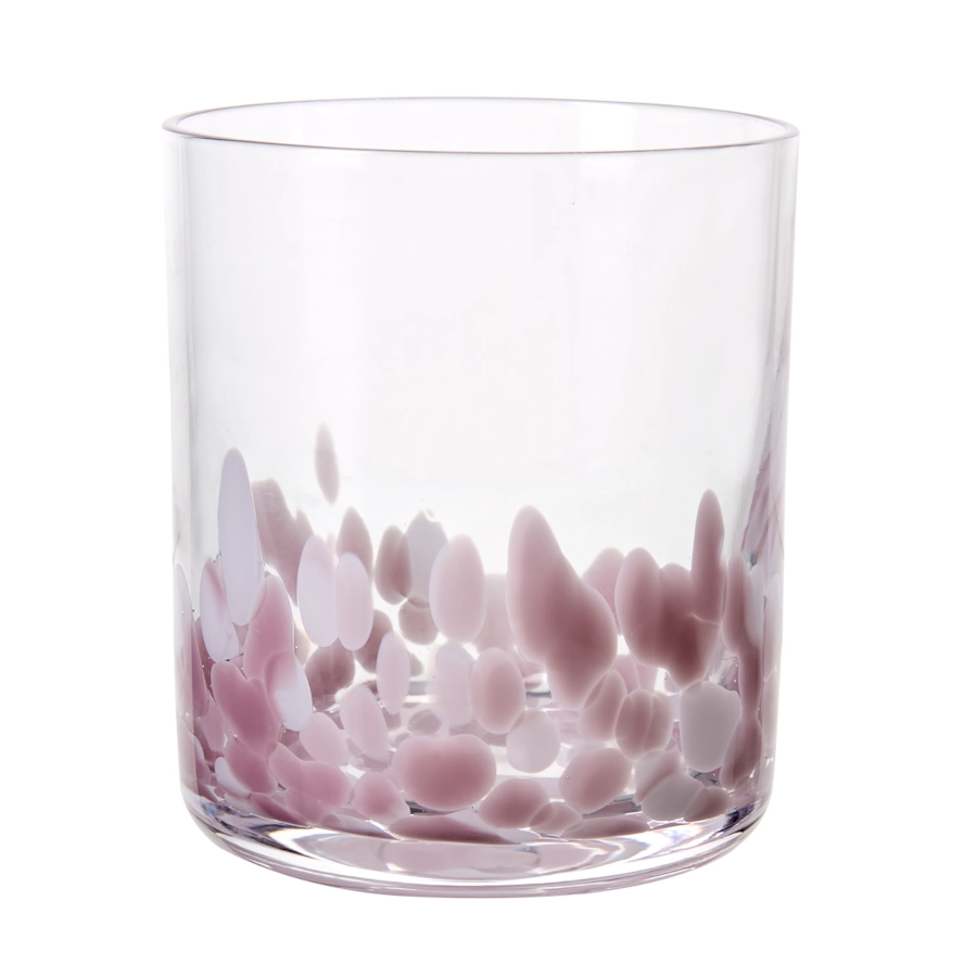 Cocktail glas i klar/rosa från Affari of Sweden.