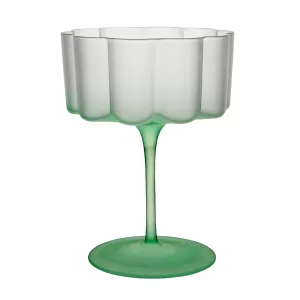 Lillie cocktail och dessertglas i grönt från Affari of Sweden.