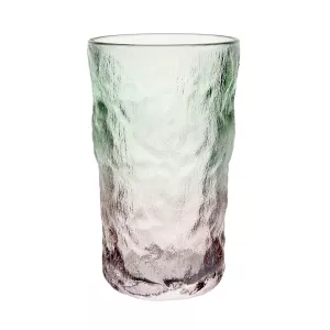 Cocktail glas från Affari of Sweden i grön/rosa.