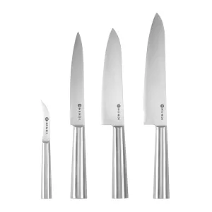 Knivset i 4 delar och rostfritt från Hendi.