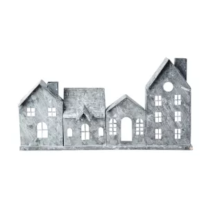 Fenix ljuslykta med 4 hus från Affari of Sweden.