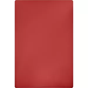 Skärbräda, plast, 49,5x35x2 cm, röd
