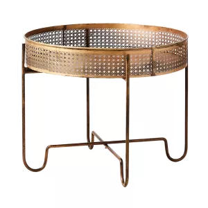 Thomas bord från Affari of Sweden i mässingsfärg och i large storlek.