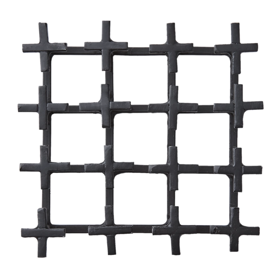 Odin grytunderlägg från Affari of Sweden som är 13x13 cm och svart.