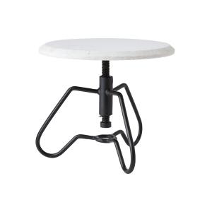 Milan, kakfat, 24 diameter cm, höjd 16-21 cm, marmor, svart