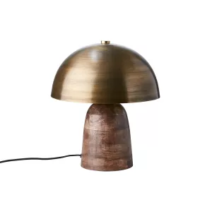 Fungi bordslampa Limited Edition i medium och mässing/brun från Affari of Sweden.