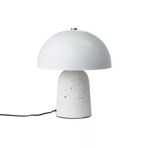 Fungi bordslampa Limited Edition i medium och vit/svart från Affari of Sweden.