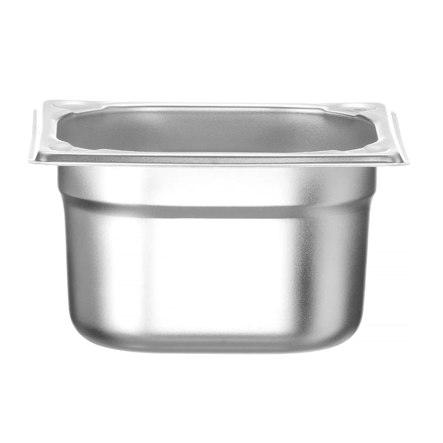Kitchen Line kantin rostfritt GN 1/6 med höjd 10 cm från Hendi.