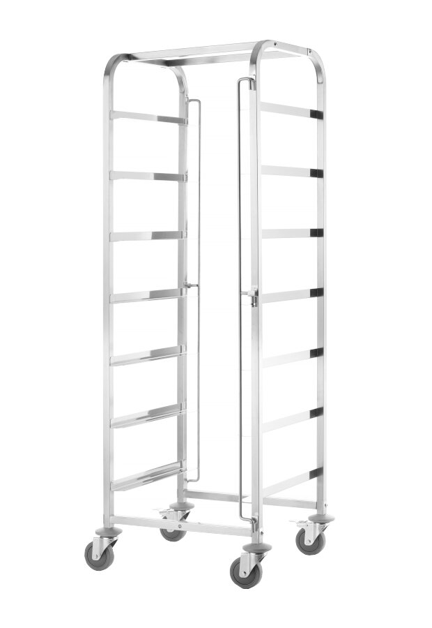 Diskbacksvagn, för 7 diskbackar 50x50 cm