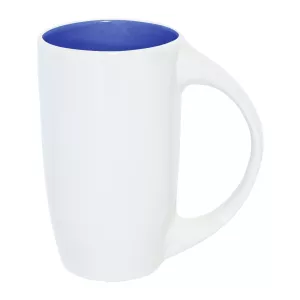 Diana mugg 22,5 cl av stengods i vit/blått.