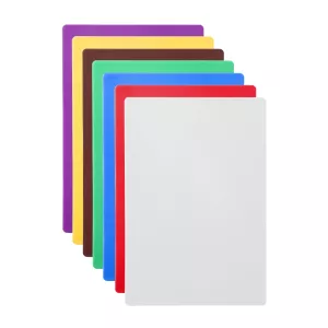 Skärbräda 60x40x1,8 cm från Hendi av HDPE plast som finns i olika färger.