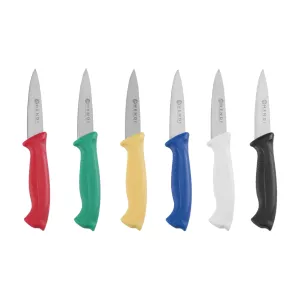 Skalknivar 9 cm från Hendi i 6 st olika färger enligt HACCP.