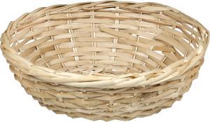Brödkorg flätad pil 23 diameter cm