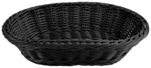 Brödkorg, polypropylen, 29x18,5 cm, svart