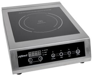 Kokplatta induktion rostfritt/glashäll