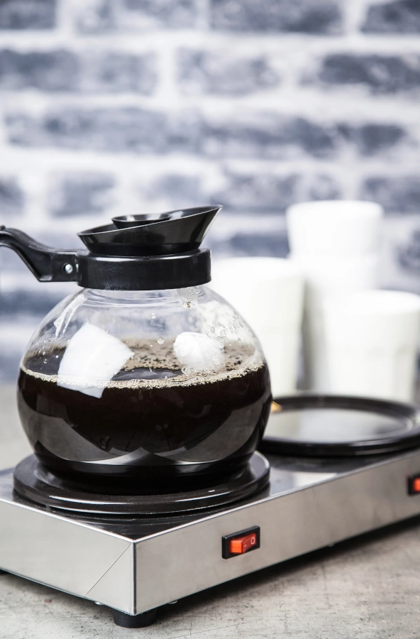 Kaffekanna 1,6 liter av glas som passar flera kaffebryggare i cafe och restaurang.