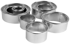 Stansset runda 2-9 diameter cm - 11 st/fp