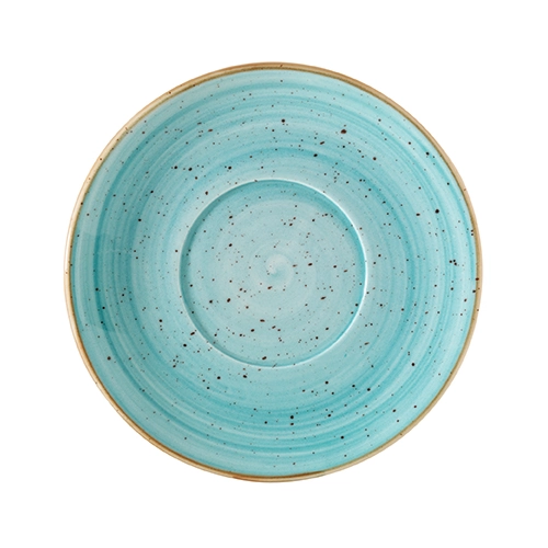 Aura Aqua Gourmet fat 17 diameter cm från Bonna som har en blå handmålad dekor och passar flera skålar.