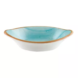 Aura Aqua Taste oval miniskål 11 diameter cm från Bonna som har en blå handmålad dekor.