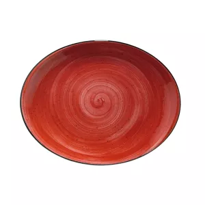 Aura Passion Moove oval tallrik 31x24 cm från Bonna.