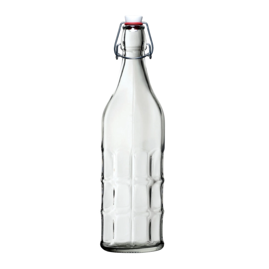 Bottiglia Bormioli Rocco Moresca - Vetro Verde, 1 Litro, Tappo A Clip Antigoccia - Foto 6