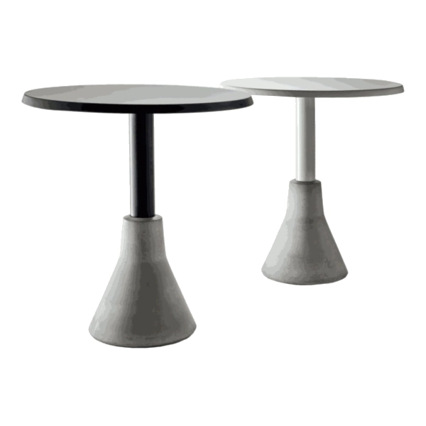 Big Foot bordsstativ med cementfot och stålpelare från Sedex.