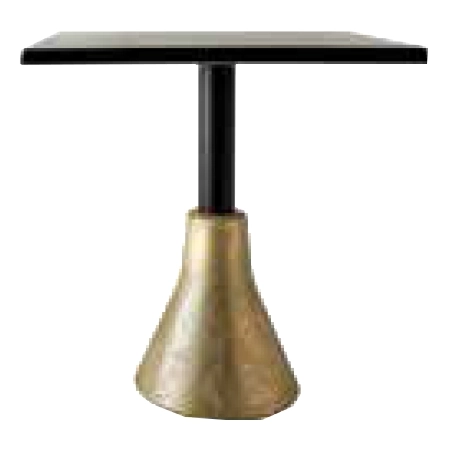 Big Foot Special bordsstativ med cementfot och stålpelare från Sedex ihop med en bordsskiva.