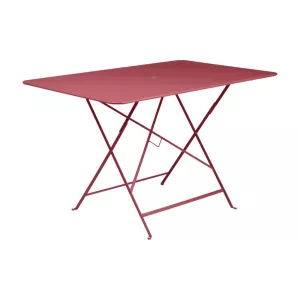 Bistro bord, fällbart, 117x77 cm, höjd 74 cm, parasollhål