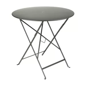 Bistro bord, fällbart, 77 diameter cm, höjd 74 cm, parasollhål