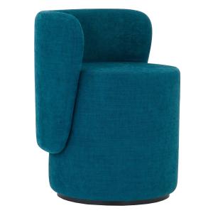 Boll blå klädd fåtölj från Adrenalina.