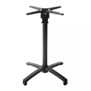 Fold fällbart och stapelbart bordsstativ med 4 ben.
