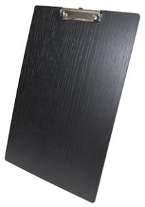 Menybräda med klämma, ek, A3, 31x45 cm, svart